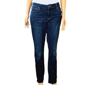 Lucky Brand Lolita Boot Jeans 12 Women's Dark Wash Denim Mid Rise Stretch